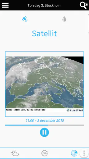 Vädret i Sverige screenshot