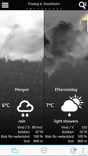 Vädret i Sverige screenshot