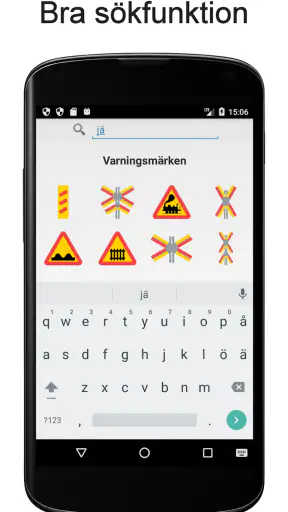 Vägmärken Quiz screenshot