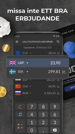 Valutaomvandlaren Plus screenshot