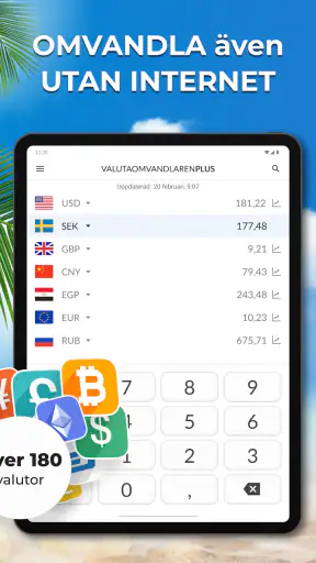 Valutaomvandlaren Plus screenshot