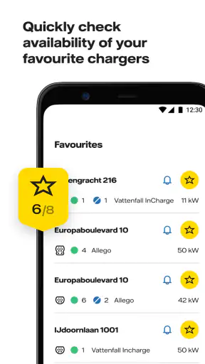 Vattenfall InCharge screenshot