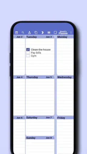 Veckoplanerare: Kalender&Notes screenshot