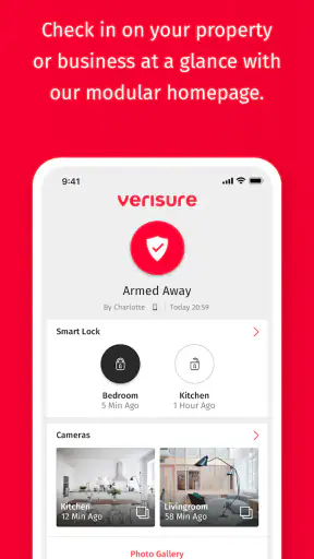 Verisure screenshot