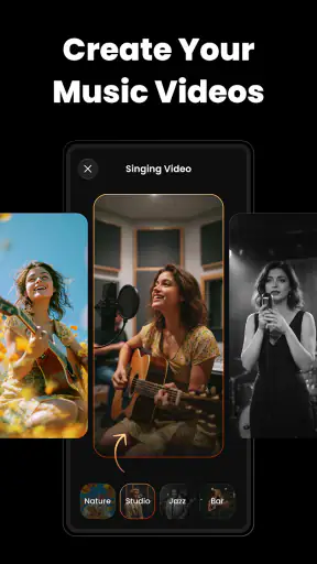 VibeMe AI: Music Video Maker screenshot