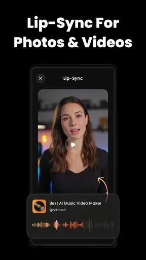 VibeMe AI: Music Video Maker screenshot