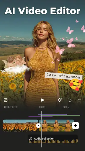 Videoredigerare fotoredigerare screenshot