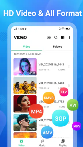 Videospelare alla format HD screenshot