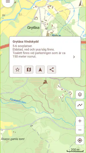 Vindskyddskartan screenshot