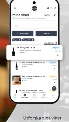 Viniou – Wine Cellar App screenshot