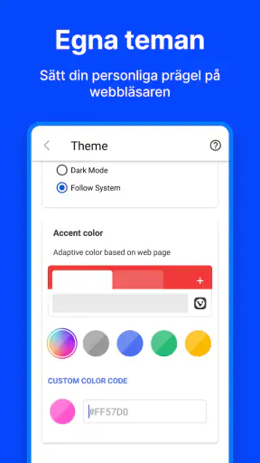 Vivaldi - Snabb webbläsare screenshot