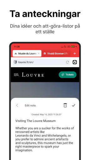 Vivaldi - Snabb webbläsare screenshot