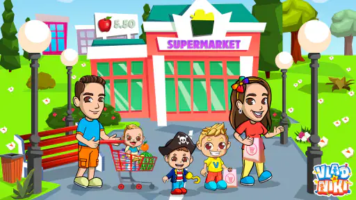 Vlad & Nikita stormarknadsspel screenshot