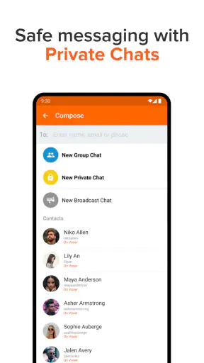 Voxer Walkie-Talkie PTT screenshot