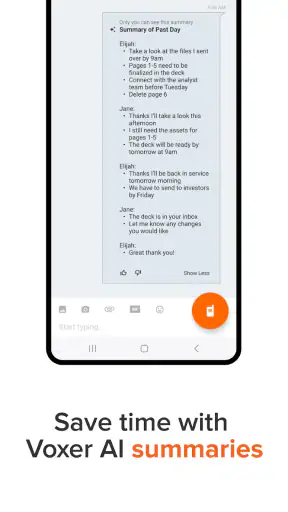 Voxer Walkie-Talkie PTT screenshot