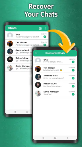 WARM Recover Deleted Messages screenshot