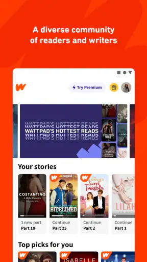 Wattpad - Läs & Skriv screenshot