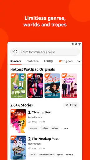 Wattpad - Läs & Skriv screenshot