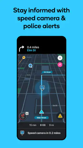 Waze - GPS, kartor och trafik screenshot