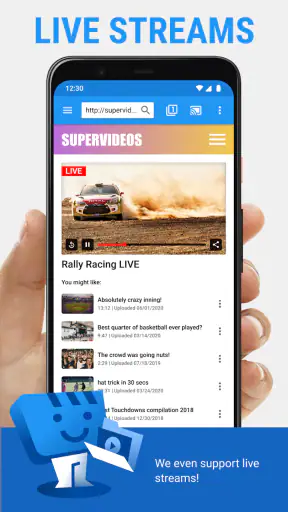 Web Video Cast | Webbläsare TV screenshot