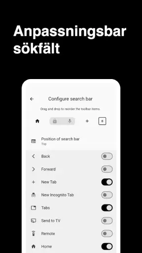 Webbläsare screenshot