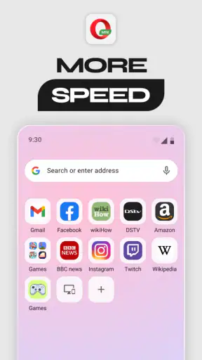 Webbläsaren Opera Mini screenshot