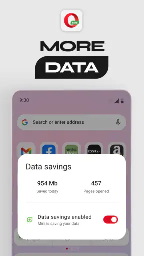 Webbläsaren Opera Mini screenshot