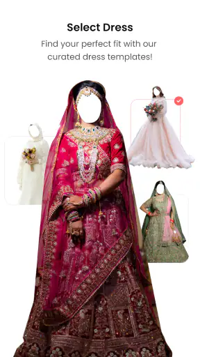 Wedding Dress Photo Editor screenshot