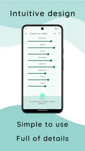 Wellness Wheel screenshot