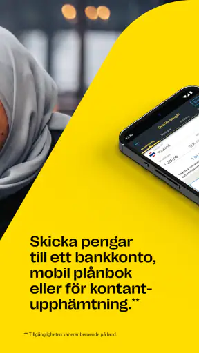 Western Union Skicka pengar screenshot
