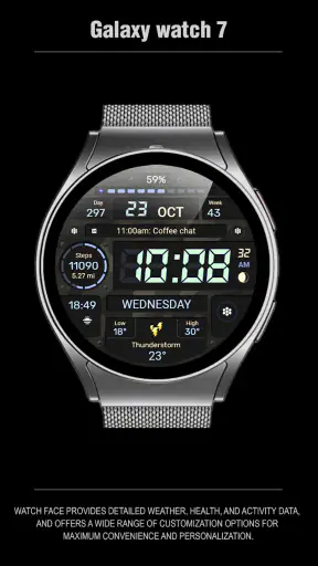 WFP 129 Military watch face screenshot