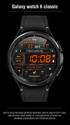 WFP 129 Military watch face screenshot