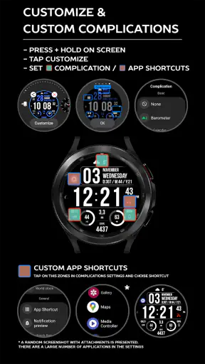 WFP 241 Digital watch face screenshot