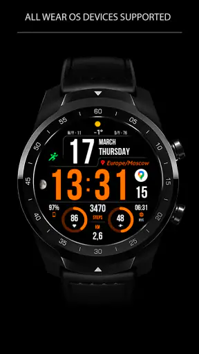 WFP 241 Digital watch face screenshot