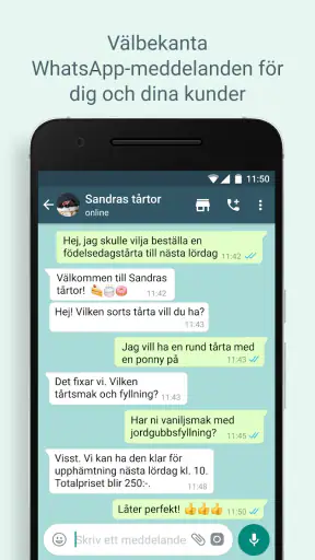 WhatsApp Business screenshot