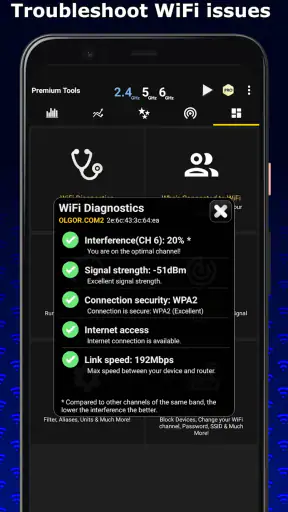 WiFi Analyzer screenshot