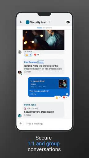 Wire – privata meddelanden screenshot
