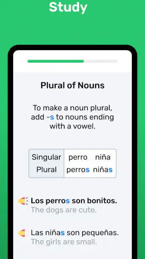 Wlingua - Learn Spanish screenshot