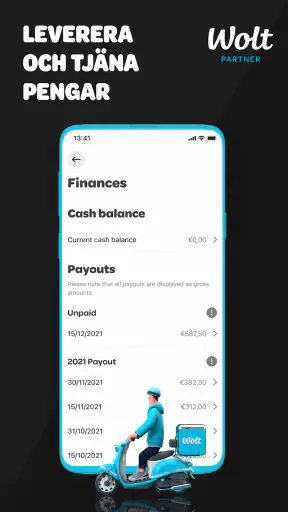 Wolt Courier Partner screenshot