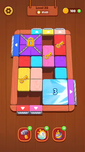 Wood Blast Escape screenshot