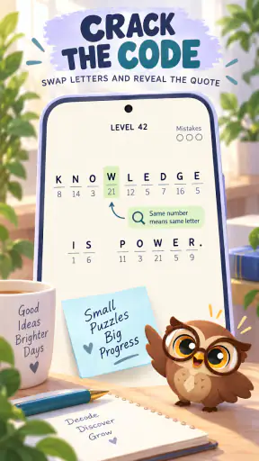 Word Finder: Cryptogram Puzzle screenshot