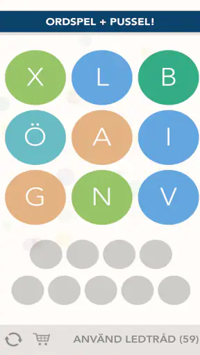 WordBubbles screenshot
