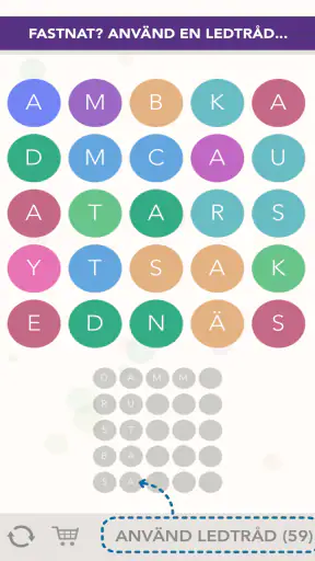 WordBubbles screenshot