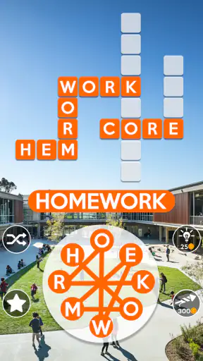Wordscapes screenshot