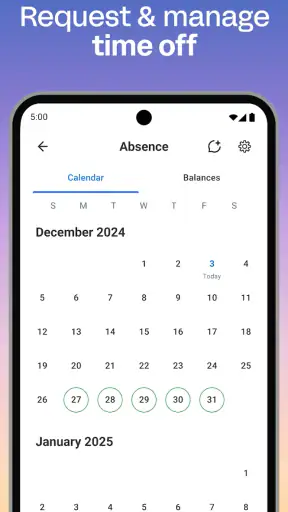 Workday screenshot