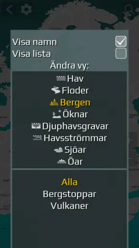 World Map Quiz screenshot