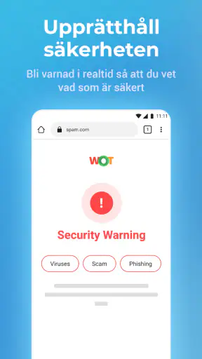 WOT - skydd för mobilenheter screenshot