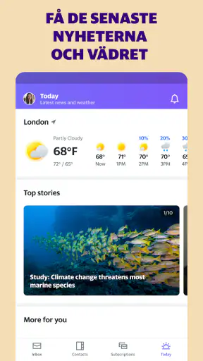 Yahoo Mail – Håll ordning screenshot