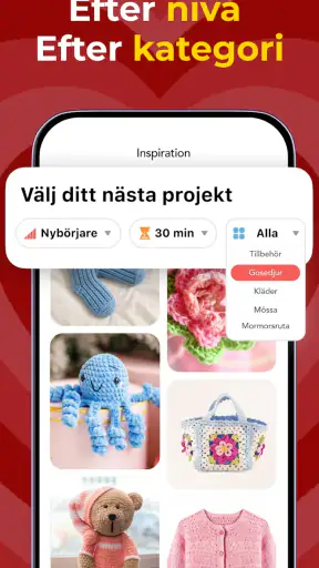 YarnPal - Virkning & Stickning screenshot