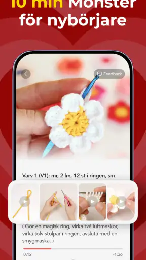 YarnPal - Virkning & Stickning screenshot